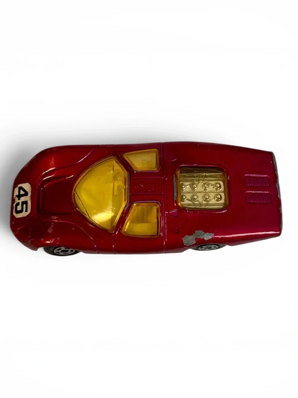 Vintage Matchbox Lesney No.45 Ford Group 6 Rare Red Diecast Race Car